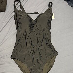 Black One-Piece Swimsuit